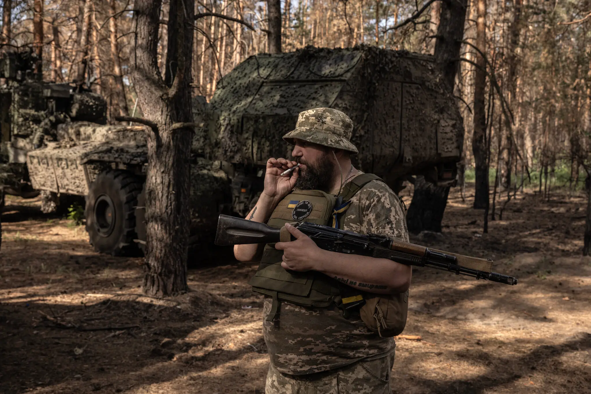 У складі 45-ї бригади ЗСУ цього місяця в Харківській області.